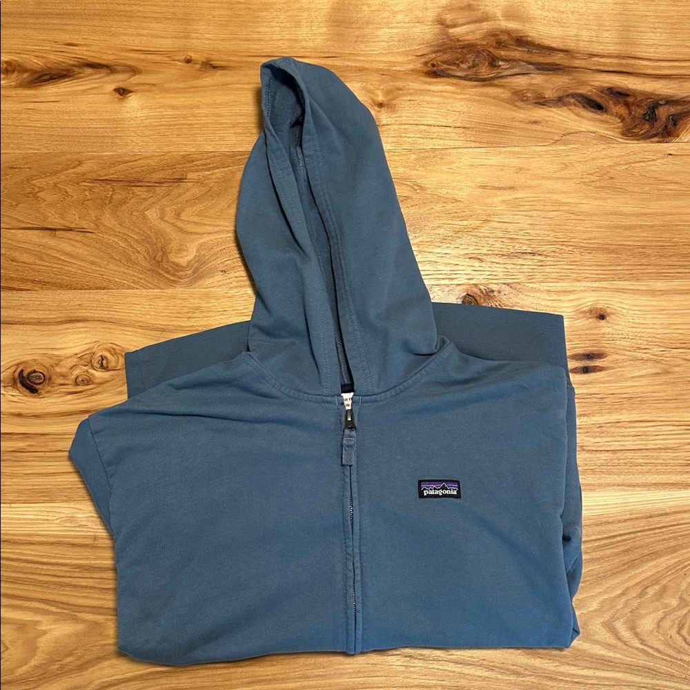 Patagonia Slate Blue Full-Zip Hoodie